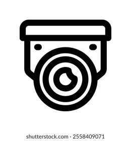 cctv icon. vector line icon for your website, mobile, presentation, and logo design.