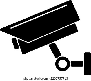 Design-Vorlage für das CCTV-Symbol Vector-Logo. Bearbeitbarer Stroke