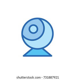 Cctv icon vector logo design illustration