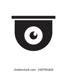 Cctv icon vector on flat design template