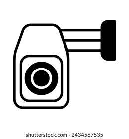 Cctv icon vector stock illustration.