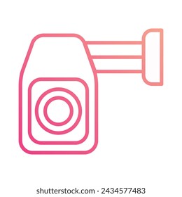 Icono de Cctv vector ilustración de stock.