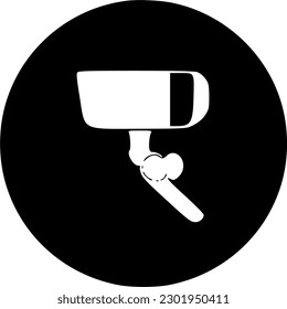 Cctv icon vector symbol design illustration