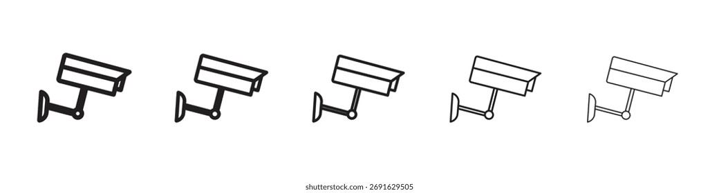 CCTV-Symbol, Vektorgrafik, Symbol, Logo-Illustrationen