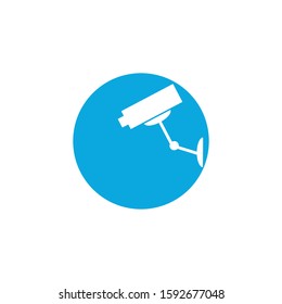 CCTV icon vector template illustration