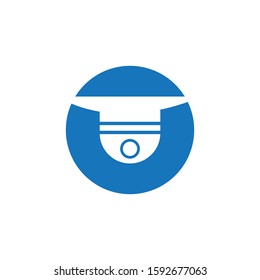 CCTV icon vector template illustration