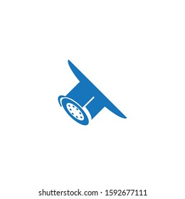 CCTV icon vector template illustration