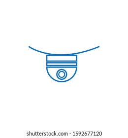 CCTV icon vector template illustration