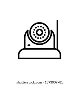cctv icon vector template trendy