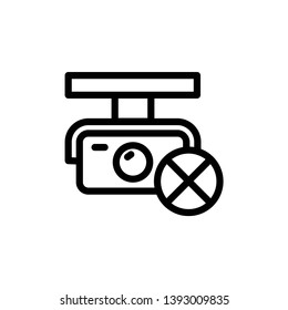 cctv icon vector template trendy
