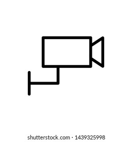 CCTV Icon Vector Trendy Flat Design