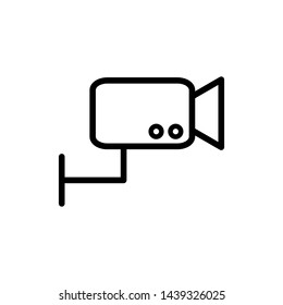 CCTV Icon Vector Trendy Flat Design