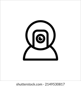 CCTV Icon Vector Trendy Flat Design auf weißem Hintergrund