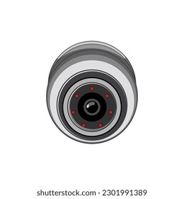 cctv ip camera cartoon. system private, control guard cctv ip camera sign. isolated symbol vector illustration