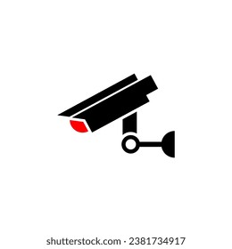 CCTV isolated icon on a white background.