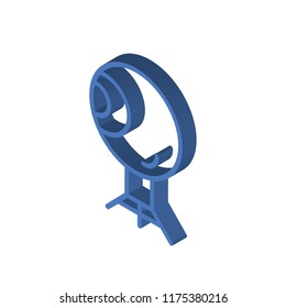 Cctv isometric left top view 3D icon