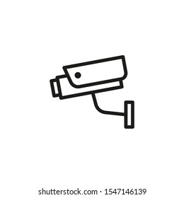 CCTV line icon. Surveillance, camera, security. Museum concept. Vector illustration can be used for topics like art, culture, tourism
