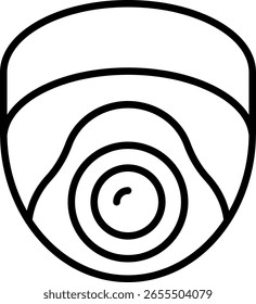 Cctv Line Icon Vector Design