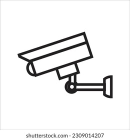 cctv line new vector icon