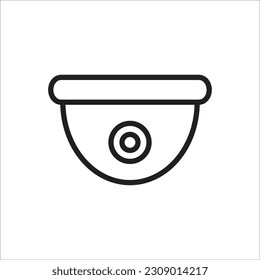 cctv line new vector icon