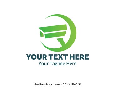 cctv logo creative illustration vector of graphic , cctv logo illustration vector , vector of surveillance camera logo illustration for logo identity and business