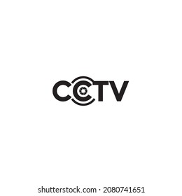 Logo de CCTV o diseño de marca de texto