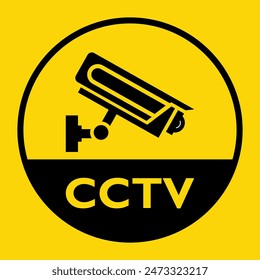 CCTV in operation poster, surveillance area, safety and security, sign, risk management, residential area, cctv area, camera working area, street symbols, protection, caution notice