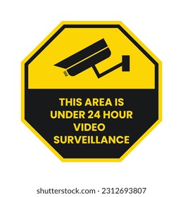 ein Cctv-Warnzeichen