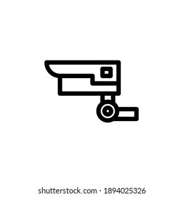cctv outline Icon. internet of think vector illustration on white background