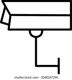 Diseño de iconos de vector de esquema Cctv
