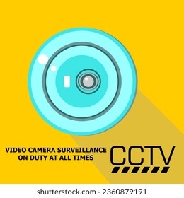 CCTV, locales monitorizados por video vigilancia las 24 horas, vector de signos