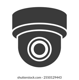 CCTV security camera icon. Security cameras in use symbol. Fixed CCTV camera logo sign. Vector illustration image. Isolated on white background.	