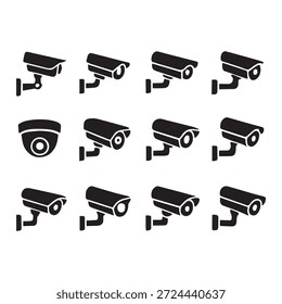 CCTV Security Camera Icon Se