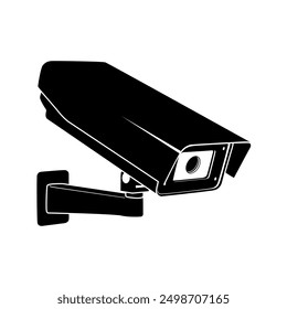 Cctv security camera icon sign isolated on white background. Security camera icon vector. Outdoor Security camera. CCTV, secure, monitoring concept.