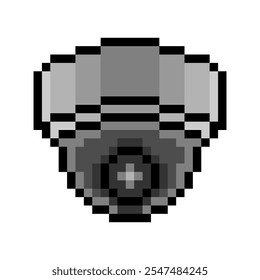  CCTV security camera in pixel art style