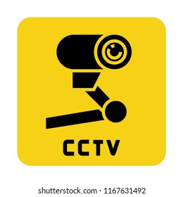 CCTV security camera sign