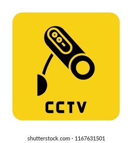 CCTV security camera sign
