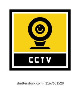 CCTV security camera sign