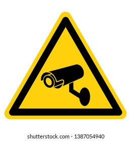 CCTV Security Camera Symbol Sign, Vector Illustration, Isolate On White Background Label .EPS10  