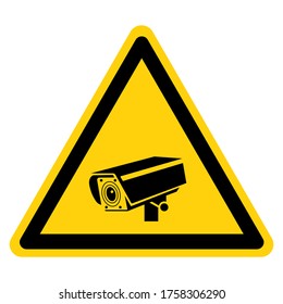 CCTV Security Camera Symbol Sign, Vector Illustration, Isolate On White Background Label .EPS10