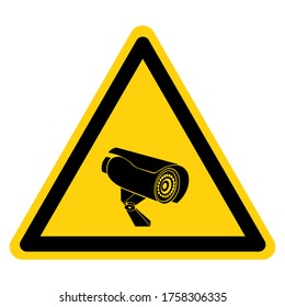 CCTV Security Camera Symbol Sign, Vector Illustration, Isolate On White Background Label .EPS10