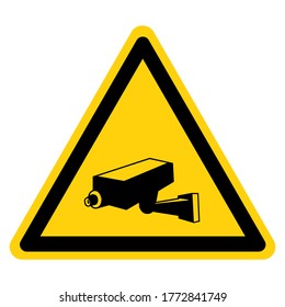CCTV Security Camera Symbol Sign, Vector Illustration, Isolate On White Background Label .EPS10