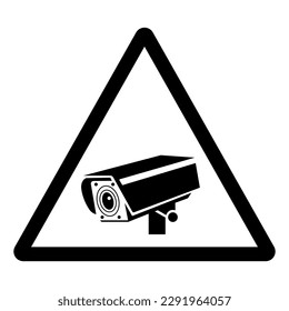 CCTV Security Camera Symbol Sign, Vector Illustration, Isolate On White Background Label .EPS10