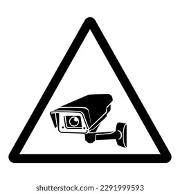 CCTV Security Camera Symbol Sign, Vector Illustration, Isolate On White Background Label .EPS10
