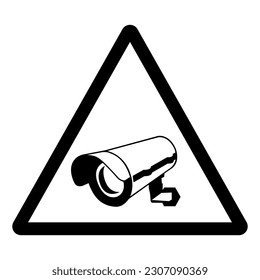 CCTV Security Camera Symbol Sign, Vector Illustration, Isolate On White Background Label .EPS10