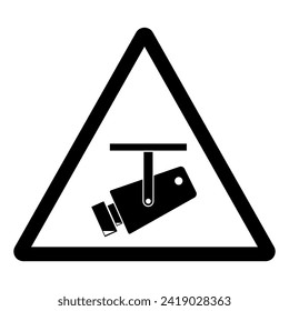 CCTV Security Camera Symbol Sign, Vector Illustration, Isolate On White Background Label .EPS10