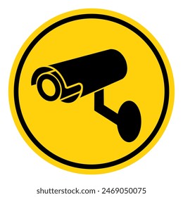 CCTV Security Camera Symbol Sign, Vector Illustration, Isolate On White Background Label .EPS10