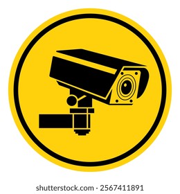 CCTV Security Camera Symbol Sign, Vector Illustration, Isolate On White Background Label.EPS10