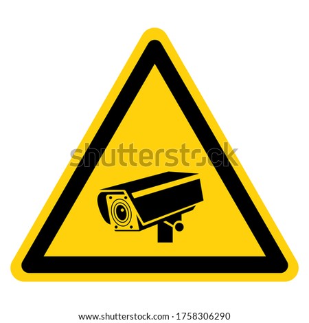 CCTV Security Camera Symbol Sign, Vector Illustration, Isolate On White Background Label .EPS10