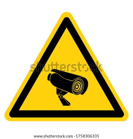 CCTV Security Camera Symbol Sign, Vector Illustration, Isolate On White Background Label .EPS10
